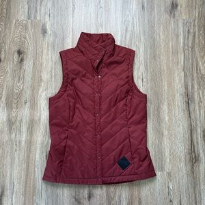 The North Face Lightweight Puffer Vest - Maroon - Size S